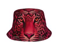 Pink Leopard Uomo Donna Cappello da Pescatore Protezione Solare Bucket Hat Classico Cappelli Estivo per Caccia Viaggi All'Aperto Ciclismo