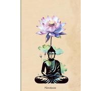 Pink Lotus Buddha Journal: A 6×9 Lined Notebook for Mindfulness, Zen Writing, and Inner Peace: Featuring a meditating Buddha beneath a blooming pink ... meditation reflections, and daily journaling