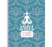 Pink lotus flower selfcare journal: Yoga pose design notebook, Lined for Women,110 Pages for Writing, Travel, Business, Work ,School, Diary. 7.5"×9.25”