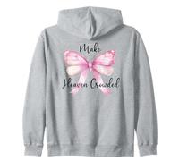 Pink Make Heaven Crowded Women Christian Jesus Love in Faith Felpa con Cappuccio
