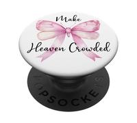 Pink Make Heaven Crowded Women Christian Jesus Love in Faith PopSockets PopGrip Adesivo