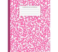 Pink Marble Composition Notebook, Wide Ruled School Notebook for Students, Aesthetic Marble Journal for Class Notes, 7.5 x 9.25: Stylish marble cover ... class notes, journaling and everyday writing