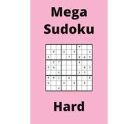Pink Mega Sudoku Book, 9x9 Puzzles, 100 Pages, 5x8, Hard