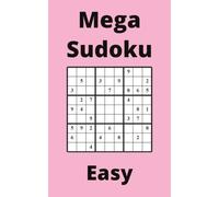 Pink Mega Sudoku Book, 9x9 Puzzles, 200 Pages, 5x8, Easy