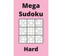 Pink Mega Sudoku Book, 9x9 Puzzles, 200 Pages, 5x8, Hard