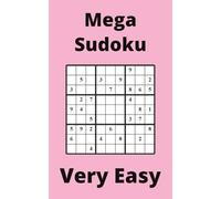Pink Mega Sudoku Book, 9x9 Puzzles, 50 Pages, 5x8, Very Easy