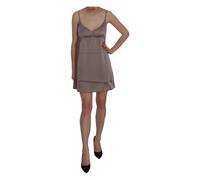 Pink Memories - Abito Mini in Seta A-Linea in Lilla - -Dresses -Donna -Viola -S
