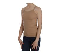 Pink Memories - Top Canotta a Coste Beige - -Tops -Donna -Beige -S