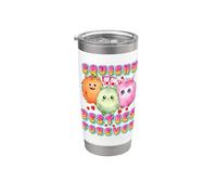 Pink Monster Best Friends Strawberry Squishy Besties Forever Bicchiere termico in acciaio inox doppia parete