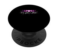Pink Moon Phase Heart - I'll Get Over It... Grafica rosa PopSockets PopGrip Adesivo