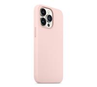 (Pink, Multicolor) For iPhone 14 Pro Max Compatible with MagSafe Liquid Silicone Phone Back Cover (No Logo) - Light Yel