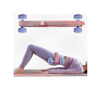 (Pink) Non-Slip Hip Thrust Belt & Booty Pad for Glute Workouts - Compatible with Dumbbells & Weight Plates