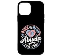 Pink Or Blue Abuela Loves You Hispanic Gender Reveal Grandma Custodia per iPhone 12 mini