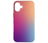 Pink Orange Purple Aura Gradient Case |Spiritual Energy Custodia per iPhone 16 Plus