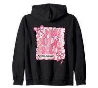 Pink out Affrontare Il Cancro al Seno Felpa con Cappuccio