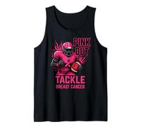 Pink out Tackle Breast Cancer Awareness American Football Canotta
