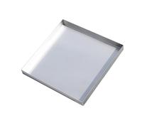 Pink Palm Vaschetta antigoccia per condizionatore d'aria, in acciaio inox 304, vassoio per condensa, altezza 5 cm, rondella per la protezione del pavimento, senza porta di scarico, coppa dell'olio