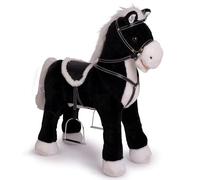 Pink Papaya Cavallo di razza, Amadeus, Cavallo di peluche di 60 cm con suoni
