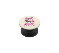 Pink Pattern Horses Western Horse Girl Leopard Zebra PopSockets PopGrip Adesivo