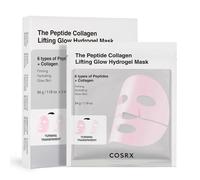 Pink Peptides Collagen Lifting Glow Hydrogel Face Masks Skincare 3 EA, Collagen