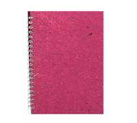 Pink Pig A4 Posh Lined Banana Notebook - Berry