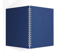 Pink Pig - Blocco da disegno, formato A4, carta bianca, colore: Blu