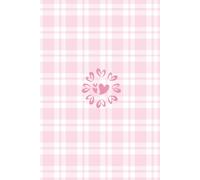 Pink Plaid Notebook for Women: Cute Heart Doodle Journal | 120 Ruled Pages for Writing, Notes, School & Everyday Use perfect supplies to stay organized at work or school/college