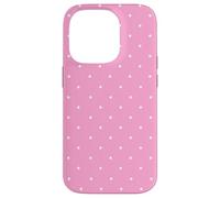 Pink Polka Dots Aesthetic Polkadots Minimalist Women Custodia per iPhone 14 Pro