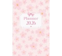 Pink Preppy Planner 2026: Cute Organizer with Weekly and Monthly Pages, Contact Lists and Password Tracker