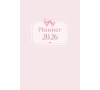 Pink Preppy Planner 2026: Cute Organizer with Weekly and Monthly Pages, Contact Lists and Password Tracker