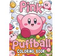 Pink Puffball coloring books: Fun Coloring Pages with All Cute Characters For Girls, Boys, Kids, Teens
