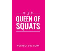 PINK Queen of Squats Workout Log Book: Workout Planner 90 Pages | Training Planner & Gym Journal | Exercise, Cardio & Notes Sections, Set Goals & Track Progress | 5,5x8,5 inches)