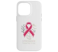 Pink Ribbon Stronger Than Scare Cool Donna Rosa Halloween Custodia per iPhone 14 Pro Max
