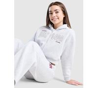 Pink Soda Sport Girls' Sage Crop Felpa Full Zip Junior, Grigio 10-11Y