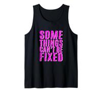 Pink Some Things Stay Broke Pink Graphic Canotta