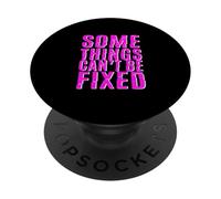 Pink Some Things Stay Broke Pink Graphic PopSockets PopGrip Adesivo