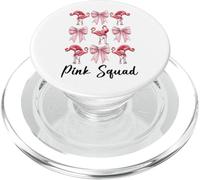 Pink Squad - Fiocco con fenicottero e cocchetta, colore: rosa PopSockets PopGrip per MagSafe