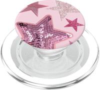 Pink Star Mosaico Y2K Stelle Carino Girly Estetica PopSockets PopGrip per MagSafe