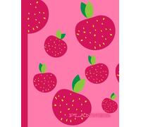 Pink Strawberry Planner: Cute Pink Strawberry Daily Weekly Notebook Schedules Plan for teen girls and adults, Large Paper Pad 8.5" x 11" -120 Pages
