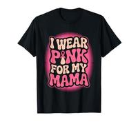 Pink Support Sensibilizzazione al cancro al seno Famiglia Donne Maglietta
