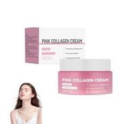 Pink Triple Collagen Cream, crema idratante e rassodante coreana con acido ialuronico, collagene idrolizzato e burro di karité, adatta a tutti i tipi di pelle (1Pcs)