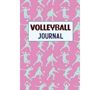Pink Volleyball Journal: Practice Notes, Match Reviews & Mindset Reflections