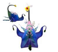 Pink Witch Hat Fancy Flower Butterfly Cosplay Costume Party Accessory | Pink Witch Hat Features Flower And Butterfly Details For Women Halloween Cosplay Parties Holiday Events Graduation And Dress