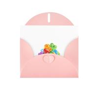 Pink YYHWHJDE - Biglietto d'auguri con stampa "La gioia dell'infanzia", 15 x 10 cm, design unico e alla moda per varie occasioni