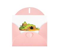 Pink YYHWHJDE - Biglietto di auguri con stampa orribile caverna, 15 x 10 cm, design unico e alla moda per varie occasioni