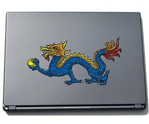 pinkelephant per Computer Portatile da Cina-Chinesemyth24 - a Forma di Drago Cinese - 210 mm Adesivo