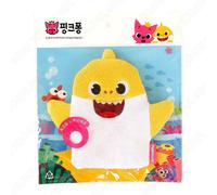 Pinkfong Asciugamano da bagno e doccia coreano, esfoliante, per bambini