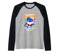 Pinkfong Baby Shark Daddy Shark Ufficiale Halloween Maglia con Maniche Raglan