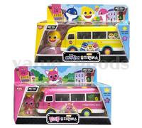 Pinkfong Baby Shark Kindergarten Bus Diecast Metal Pull Back Auto e...