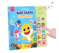 PINKFONG Baby Shark - Libro sonoro a 10 pulsanti, per bambini e ragazze